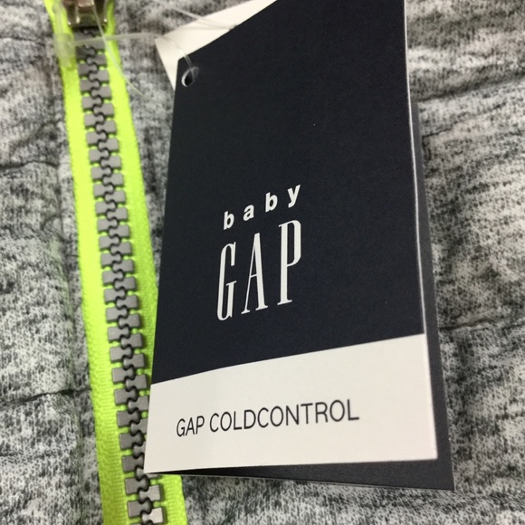 Gap Boys 0-6 Month Coat Coldcontrol Gray Neon - Picture 3 of 7